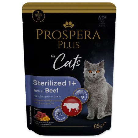 Kapsica Prospera Plus Sterilizirana 1+, Govedina, Bundeve 85g