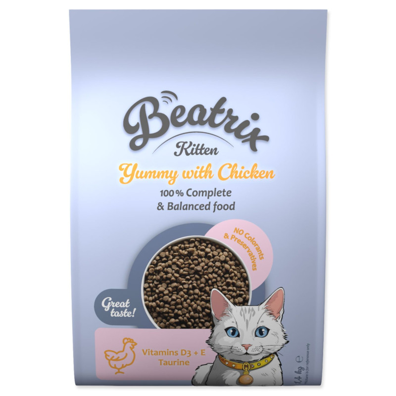 Beatrix Kitten s piletinom 1,4 kg