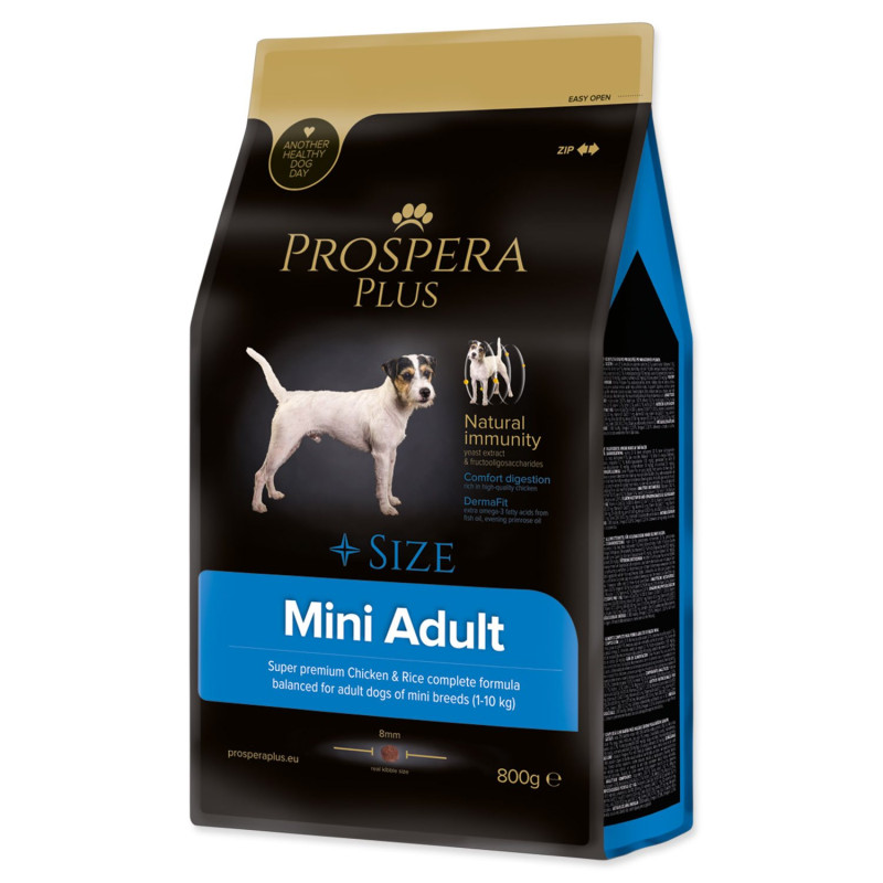 Hrana Prospera Plus Mini Adult piletina s rižom 0,8 kg