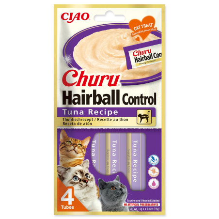 Poslastica Churu Hairball tunjevina 4x14g
