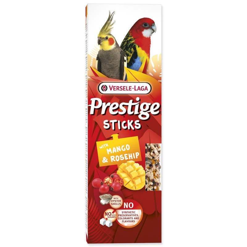 Štapići Versele-Laga Prestige veliki papagaj s mangom i šipkom 140g 2 kom