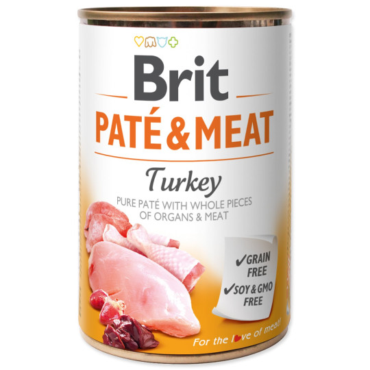 Konzerva Brit Paté & Meat purica 400 g