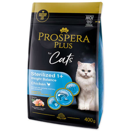 Hrana Prospera Plus Sterilizirane 1+ Piletina Kontrola težine 0,4kg