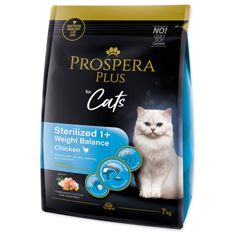 Hrana Prospera Plus Sterilizirana 1+ Piletina – regulacija težine 7 kg