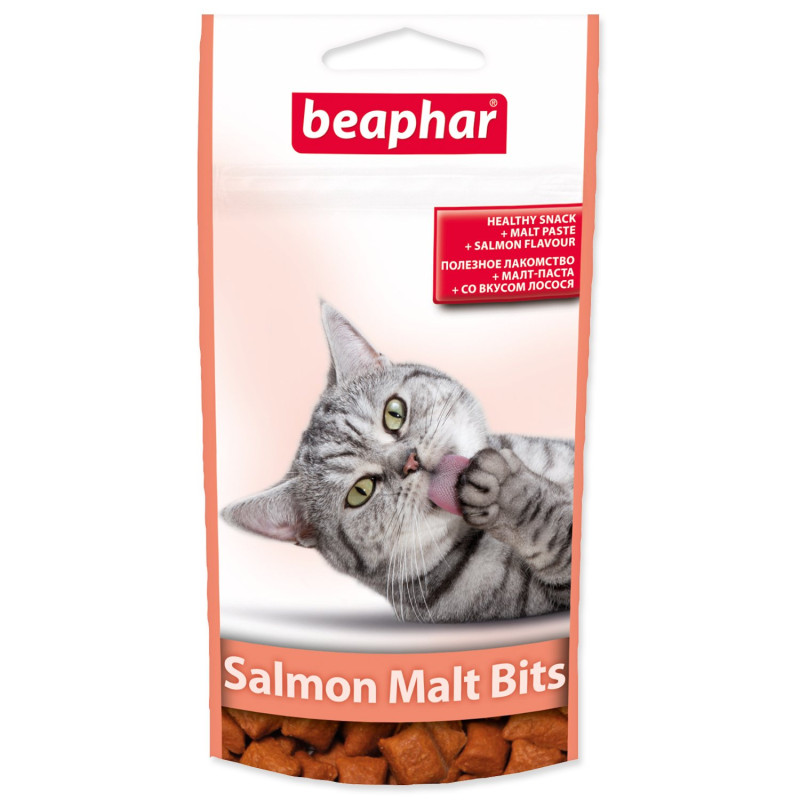 Poslastica Beaphar Malt Bits losos 35 g