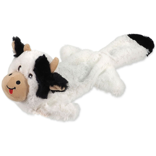 Igračka Dog Fantasy Recycled Toy krava pišteća s džepićem za poslastice 50cm