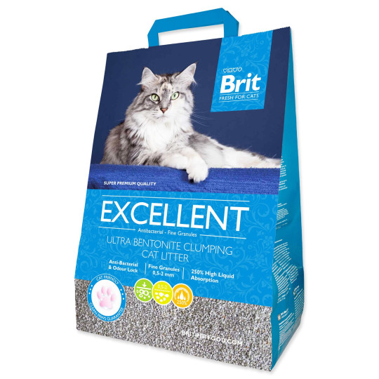 Posip Brit Fresh for Cats Excellent Ultra bentonit 5 kg
