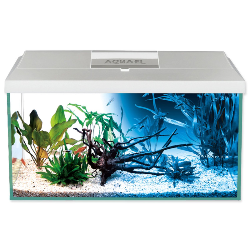 Akvarijski set Aquael LEDDY LED Day & Night bijeli 41x25x25cm 25l