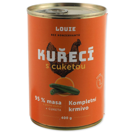 Konzerva LOUIE pileća s tikvicom 400 g