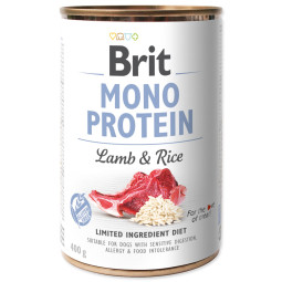 Konzerva Brit Mono protein janjetina s rižom 400 g