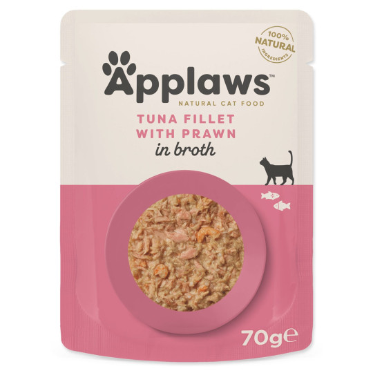 Kapsica Applaws Cat tuna i škampi 70 g