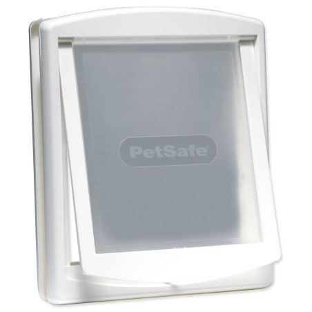 Vrata PetSafe plastična s prozirnim klapnom, bijela, izrez 37x31,4 cm