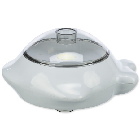 Dozator poslastica za pse Snack popper, 21×10×12 cm, siva