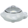 Dozator poslastica za pse Snack popper, 21×10×12 cm, siva