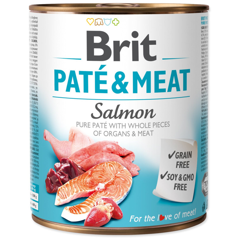 Konzerva Brit Paté & Meat losos 800 g