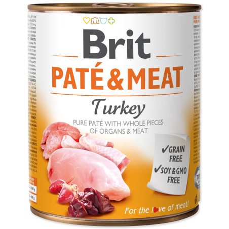 Konzerva Brit Paté & Meat puretina 800 g