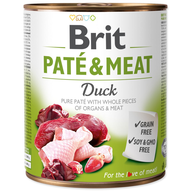 Konzerva Brit Paté & Meat patka 800 g