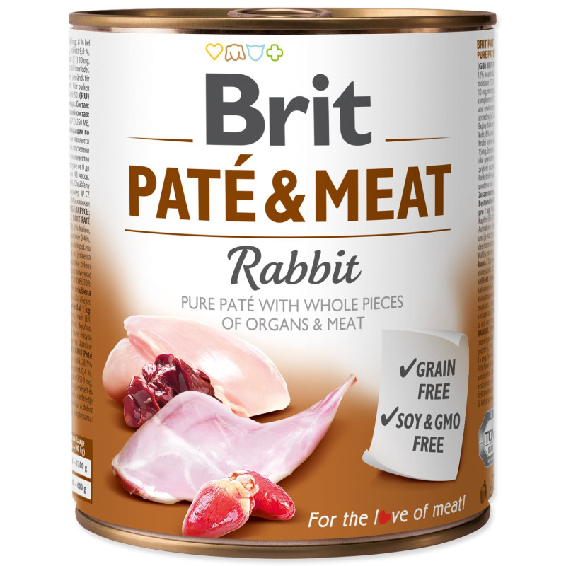 Konzerva Brit Paté & Meat zec 800g