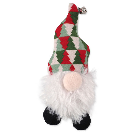 Igračka Magic Cat Winter Tale patuljak s kapicom s mačjom metvicom zeleno-crvena 15cm