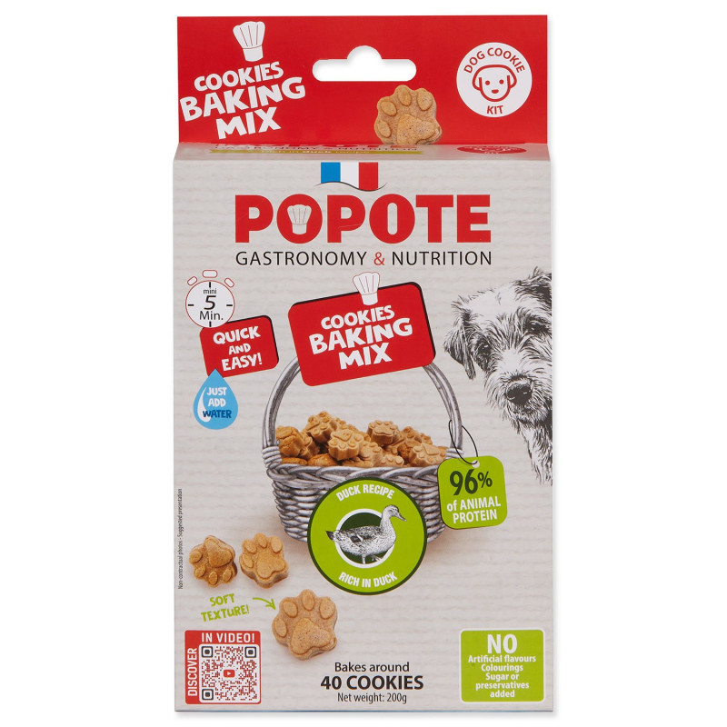 Popote pačja mješavina za pečenje za pse 200 g