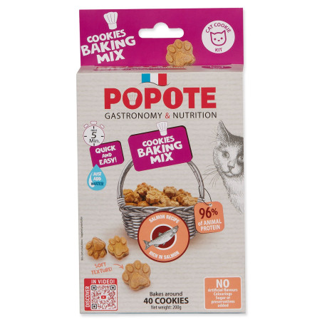 Popote mješavina za pečenje lososa za mačke 200 g