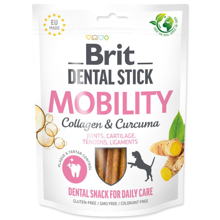 Poslastica Brit Dental Stick Mobility s kurkumom i kolagenom 7 kom
