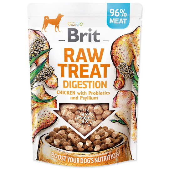 Poslastica Brit RAW TREAT Digestion sušeno zamrzavanjem Piletina 40g