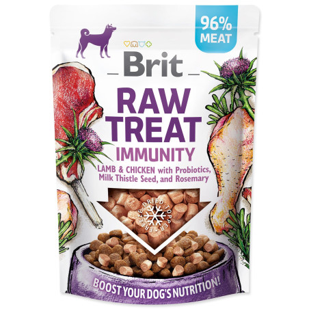 Poslastica Brit RAW TREAT Immunity smrznuto-sušeno janjeće i piletina 40g