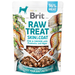 Poslastica Brit RAW TREAT Skin & Coat Freeze-dried Riba i Piletina 40g