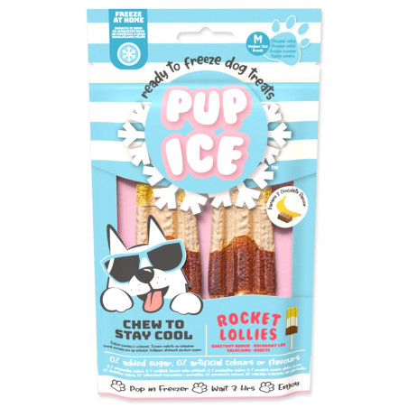 Poslastica Pup Ice hlađena s bananom i karobom 2 kom 90 g