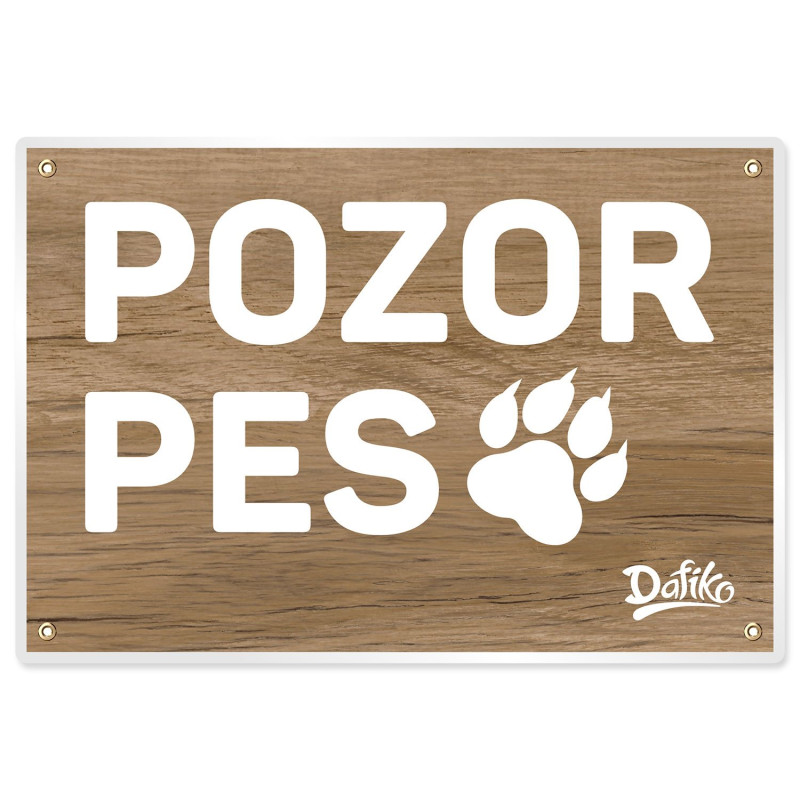 Univerzalna upozoravajuća ploča: Čuvajte se psa