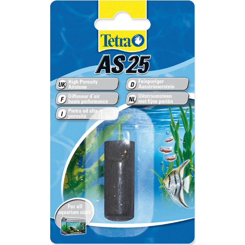 Tetra zračni kamen, valjak br. 1, crni AS25
