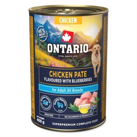 Ontario Adult pašteta od piletine s okusom borovnice 400 g