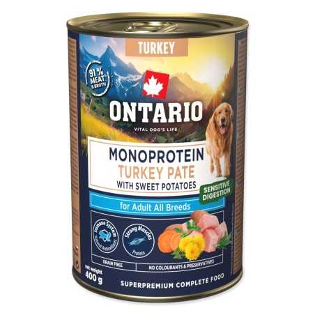 Ontario Adult monoproteinska pašteta od puretine s batatima 400 g