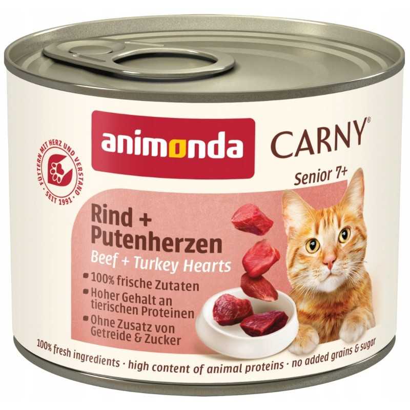 Konzerva Animonda Carny Senior goveđe i pureće srce 200g