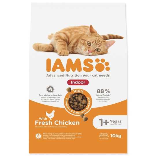 Hrana IAMS Cat Adult/Senior Indoor Piletina 10 kg