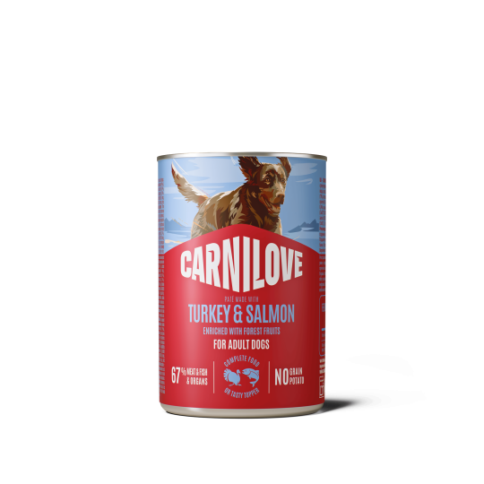Konzerva Carnilove Dog Wild Meat losos i puretina 400g