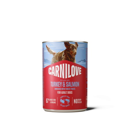 Konzerva Carnilove Dog Wild Meat losos i puretina 400g