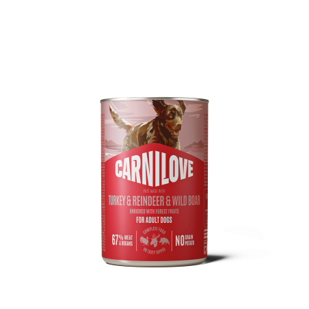 Konzerva Carnilove Dog Wild Meat divljačina i sob 400g