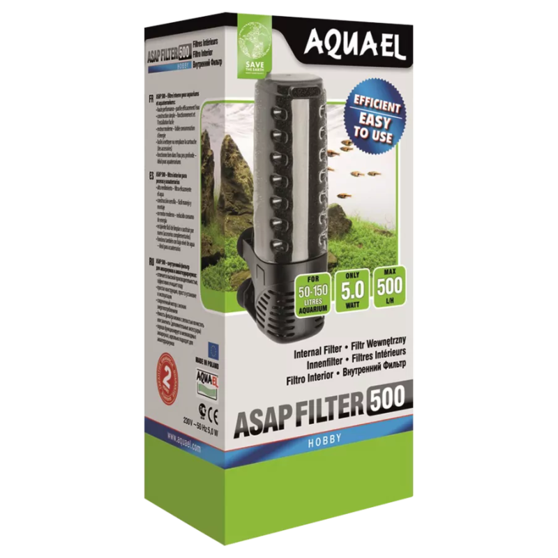 AQUAEL filter ASAP vnútorný 500 l/h
