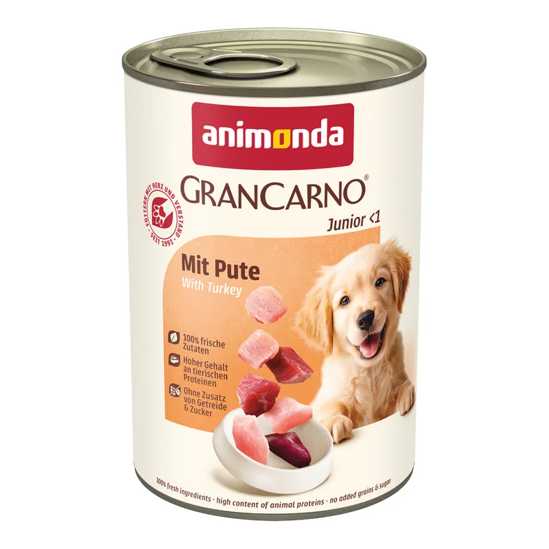 Animonda Gran Carno Junior konzervirana hrana s puretinom, 400 g