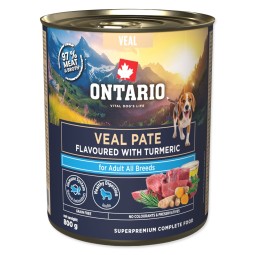 Konzerva Ontario Adult teleća pašteta s okusom kurkume 800 g