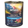 Konzerva Ontario Adult teleća pašteta s okusom kurkume 800 g