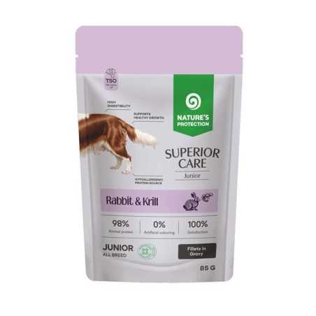 Natures P Superior care KAPSIČKA za štence GF zec&kril 85 g