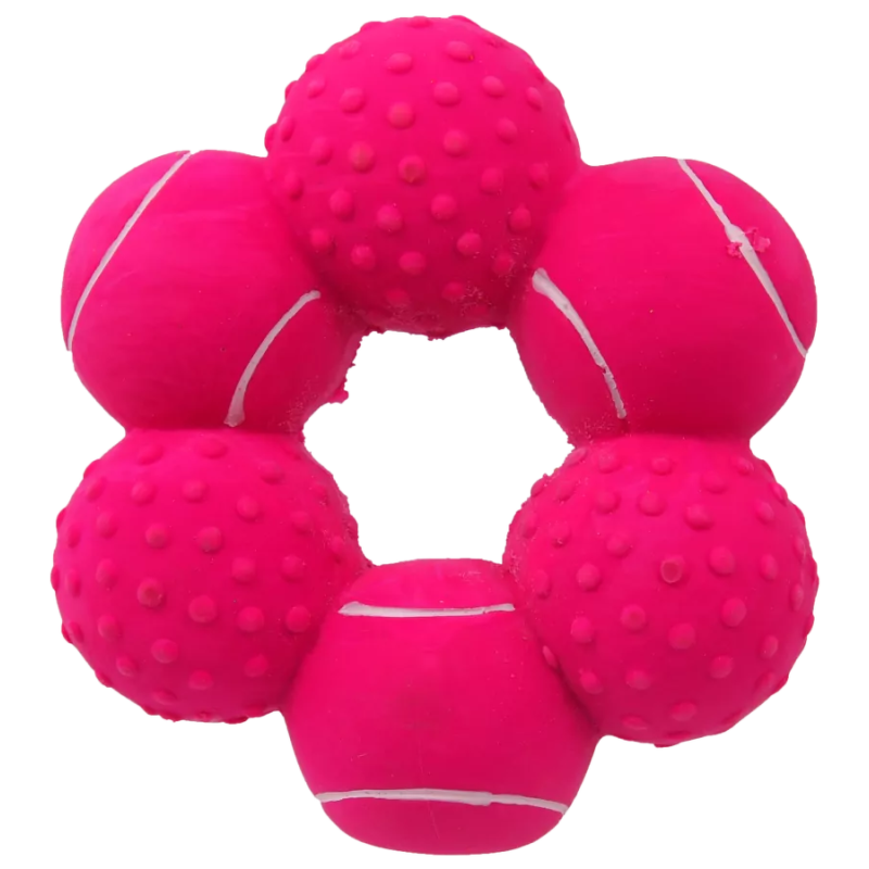 Hračka Dog Fantasy Latex kruh s výstupkami 10cm