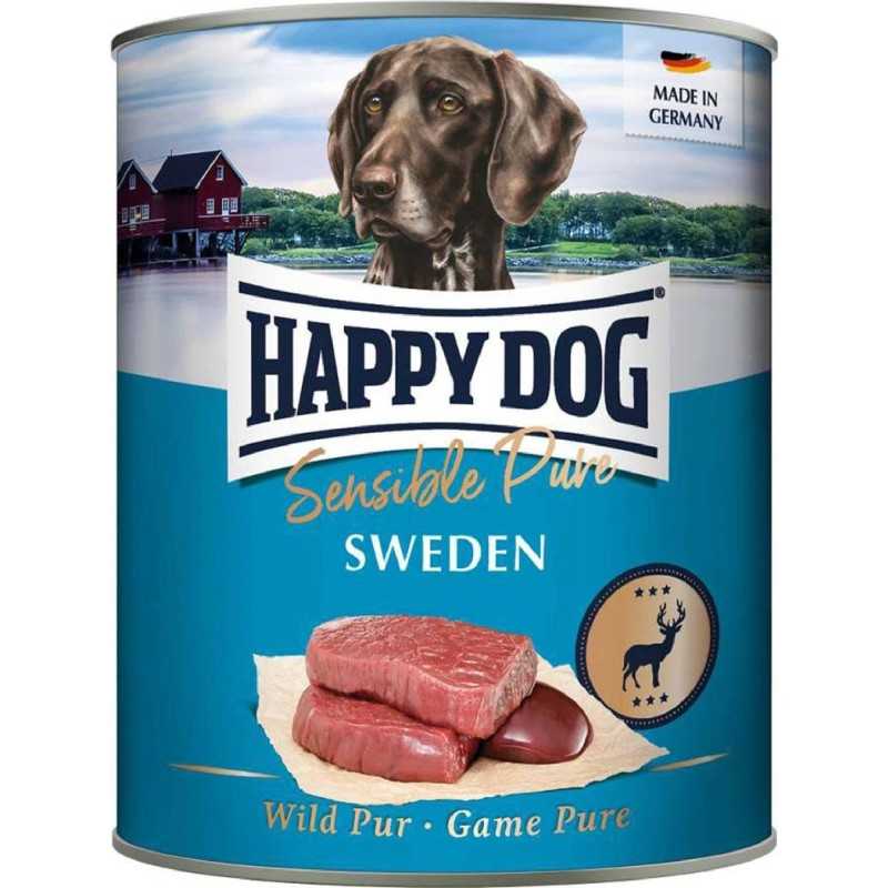 Happy Dog PREMIUM - Fleisch Pur - konzerva s mesom divljači 800 g