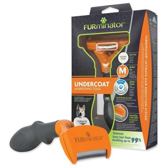 Češalj Furminator za kratku dlaku M 9-23 kg