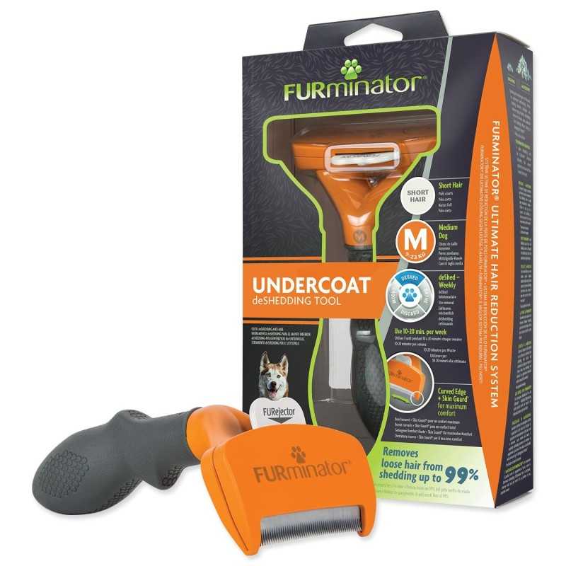 Češalj Furminator za kratku dlaku M 9-23 kg