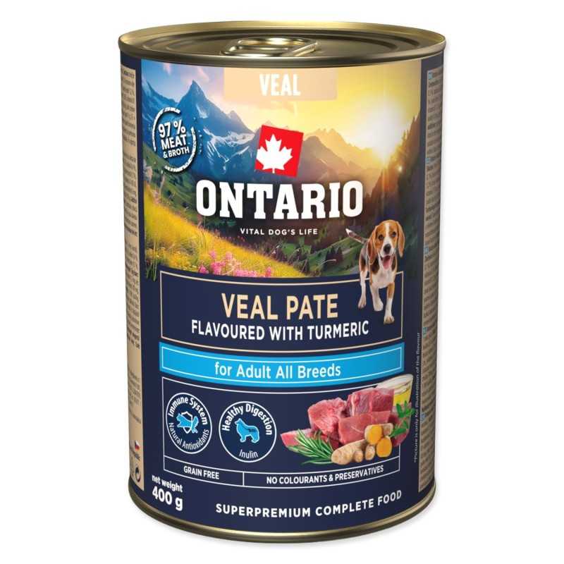 Ontario Adult teleća pašteta s okusom kurkume 400g