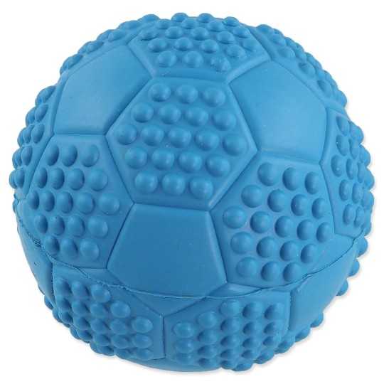 Igračka Dog Fantasy nogometna lopta s bodljama i zviždaljkom, mix boja, 7 cm